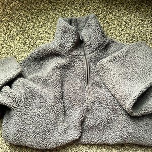 Very warm fluffy crew neck style